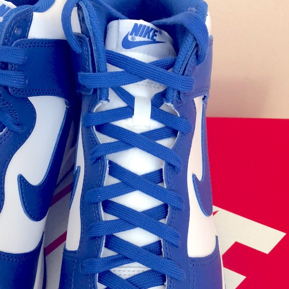 NIKE DUNK HI RETRO ‘KENTUCKY’ SNEAKERS - Picture 6 of 10